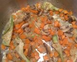 Foto del paso 2 de la receta: Bacalao con tallarines y verduras