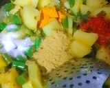 A picture of step 5 of Beans potato sabji 😊.