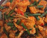 Foto langkah ke 11 dari resep Sambal kacang panjang, tempe, dan ikan teri.