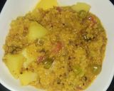A picture of step 6 of Vegetable daliya.