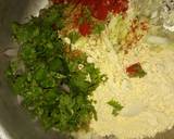 Onion cabbage pakoda recipe step 2 photo