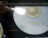 A picture of step 4 of Chandra kala sweet.