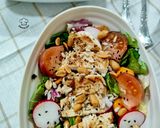 Foto del paso 6 de la receta: Ensalada templada de pollo sazonado con cacahuetes a la miel