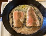 A picture of step 3 of California Farm Salmon Vinaigrette.