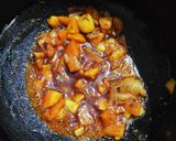 A picture of step 5 of Spring onion sabji.