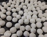 A picture of step 2 of Labneh Balls with Various Fillings.