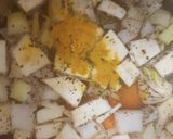 A picture of step 2 of My Celeriac, Onion + Carrot Soup.