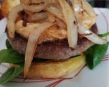 A picture of step 4 of One fried Onion Big Steak Burger 😀.