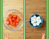 Foto del paso 1 de la receta: Perlas de Mozzarella y Cherrys