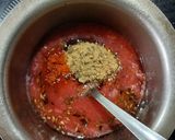 A picture of step 3 of Plum chutney.