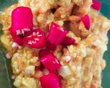 Foto langkah ke 6 dari resep Pepes Salmon Tahu.