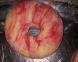 A picture of step 4 of Marble donut.