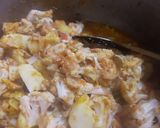 A picture of step 3 of Aaloo gobhi.
