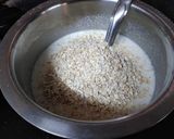 A picture of step 2 of Rava Oats Dhokla.