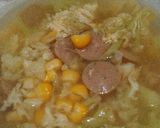 Foto langkah ke 4 dari resep Soup brokoli jagung sosis.