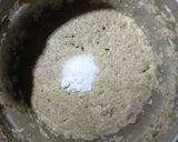 A picture of step 2 of Moong and Urad Dal dhokla.