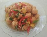 Foto langkah ke 8 dari resep Ayam Tepung Saus Tiram.
