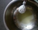 A picture of step 1 of Nimbu Pani (lemonade).