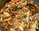 Foto del paso 2 de la receta: Empanadas de carne de soja 🥟
