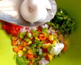 A picture of step 4 of Roasted mix vegetable bhakhri.