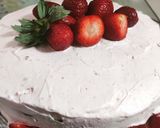 A picture of step 1 of Strawberry cake.