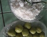 Foto langkah ke 4 dari resep Klepon Ketan Gula Merah (🚫NO kapur sirih).