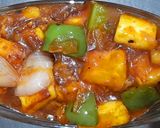 A picture of step 4 of Chili Paneer.