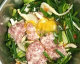 รูปขั้นตอนการทำที่ 3 ของ หมกหมูสับเห็ดนางฟ้า​(สูตร​แรงงานไต้หวัน)​