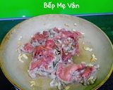 Hình bước làm 2 của món Thịt bò xào hành tây,bông cải xanh và cà rốt