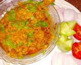 A picture of step 8 of Chicken changezi.