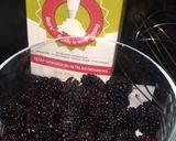 Foto langkah ke 1 dari resep Es krim blackberry #keto.
