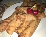 Cseresznyés 🍒csokis 🍫 palacsinta 🥞 recept fázis 10 fotója