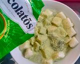 Foto langkah ke 2 dari resep Es Roti Tawar Matcha Latte.