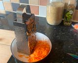 A picture of step 2 of Moroccan Carrot and Chickpea Salad.