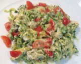 A picture of step 5 of Zucchini & Ham Scramble.