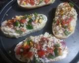 Italian cheese bruschetta recipe step 4 photo