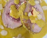 Foto del paso 10 de la receta: Solomillo de cerdo relleno en salsa de curry verde