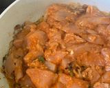 A picture of step 3 of Butter Chicken.