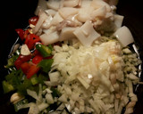 Foto del paso 2 de la receta: Arroz meloso con sepia, bonito y champiñones de mar