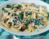 Foto del paso 10 de la receta: Macarrones cremosos con acelgas y panceta