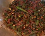 A picture of step 7 of Masala Bhindi.
