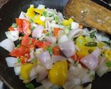 A picture of step 1 of Paneer chilli.