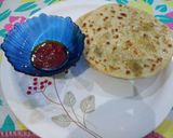 A picture of step 6 of Indian Aloo paratha.