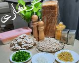عکس مرحله 1 از دستور اسنک مرغ و قارچ