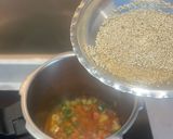 A picture of step 3 of Quinoa Veg Upma❤️.