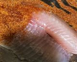 A picture of step 4 of Blackened fish.