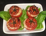 Foto del passaggio 8 della ricetta Pomodori farciti, freschi e profumati🍅🍚🌿