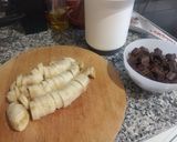Foto del paso 3 de la receta: Tarta individual de plátano y chocolate, cinco versiones y presentación