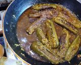 A picture of step 7 of Chal Potol (Parwals cooked with Gobindobhog Rice).