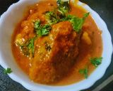 A picture of step 4 of Kaddu kofta curry.
